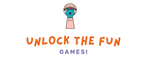 Unlock the Fun Games printable escape room logo