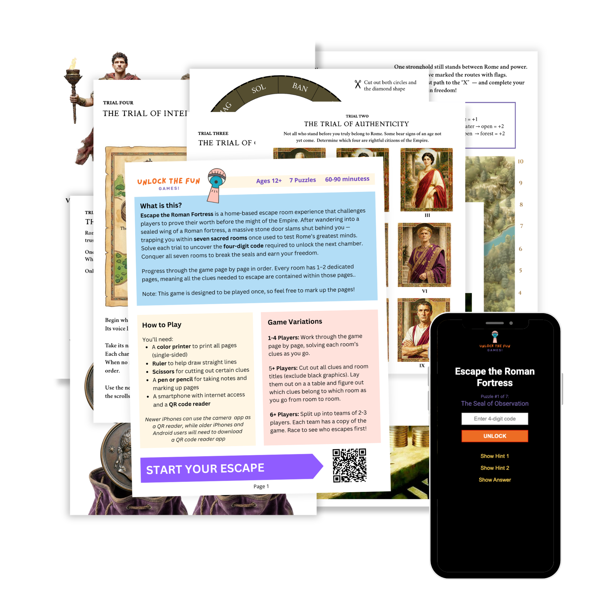 Escape the Roman Fortress Game